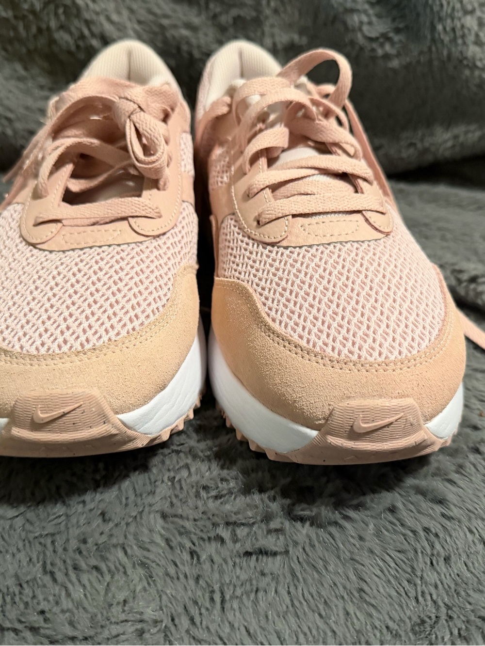 Nike Women’s Air Max Pastel Pink Mesh & Suede Sneaker - Picture 7 of 7